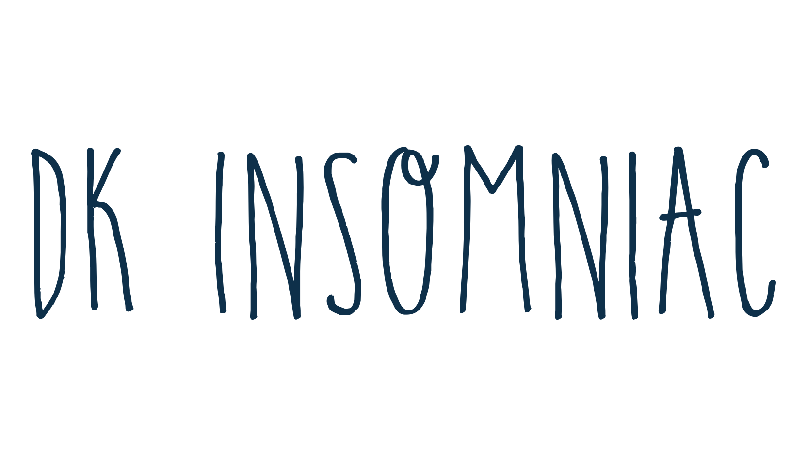 DK Insomniac, script handwritten fancy decorative calligraphy font preview