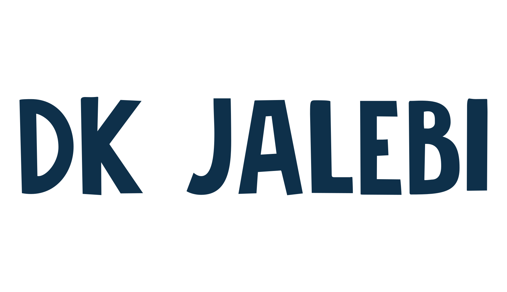 DK Jalebi, fancy cartoon decorative font preview