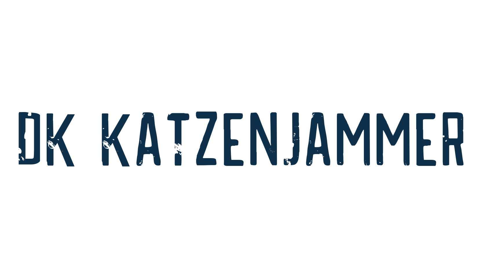 DK Katzenjammer, eroded font preview