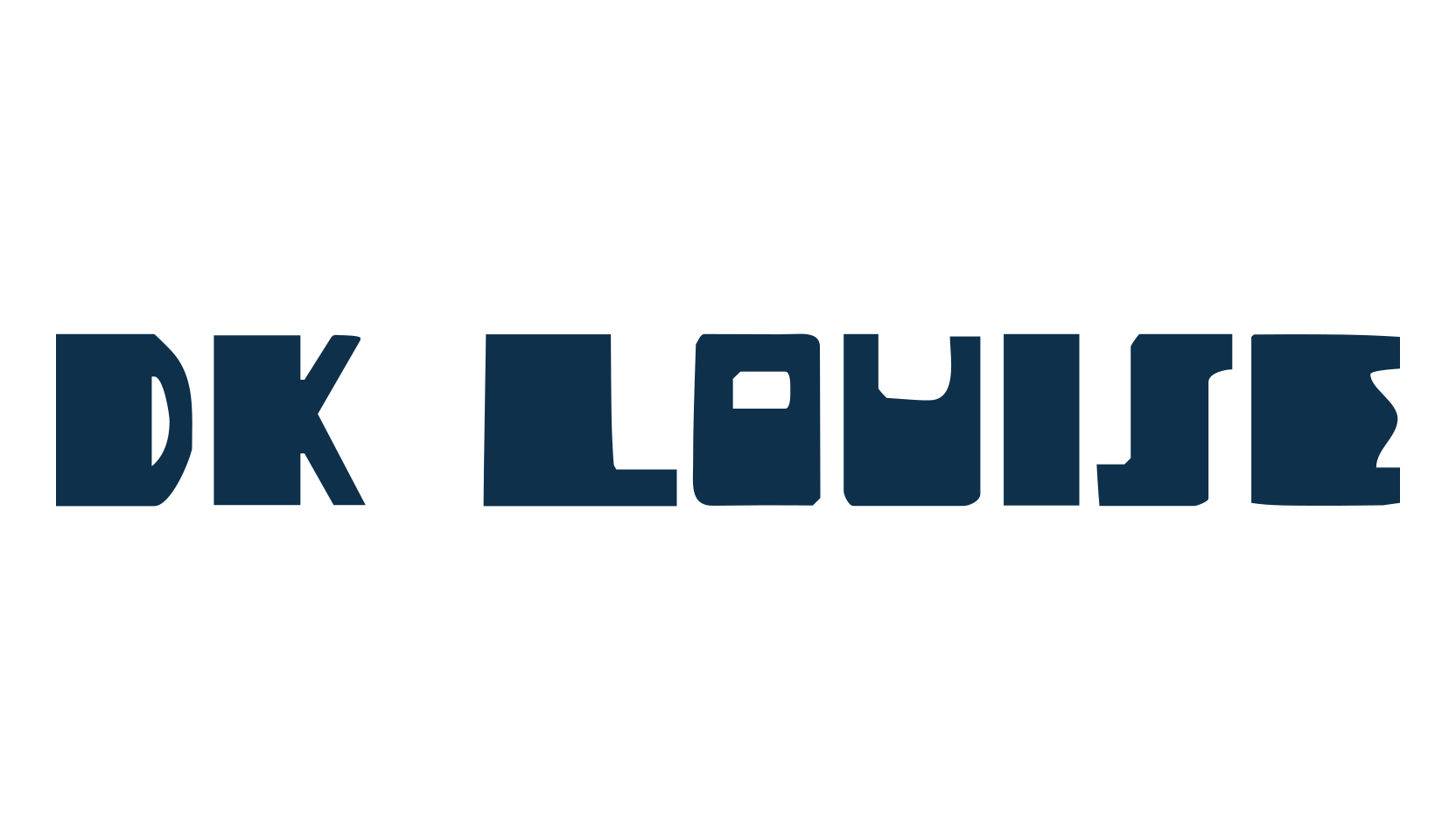 DK Louise, fancy retro decorative font preview