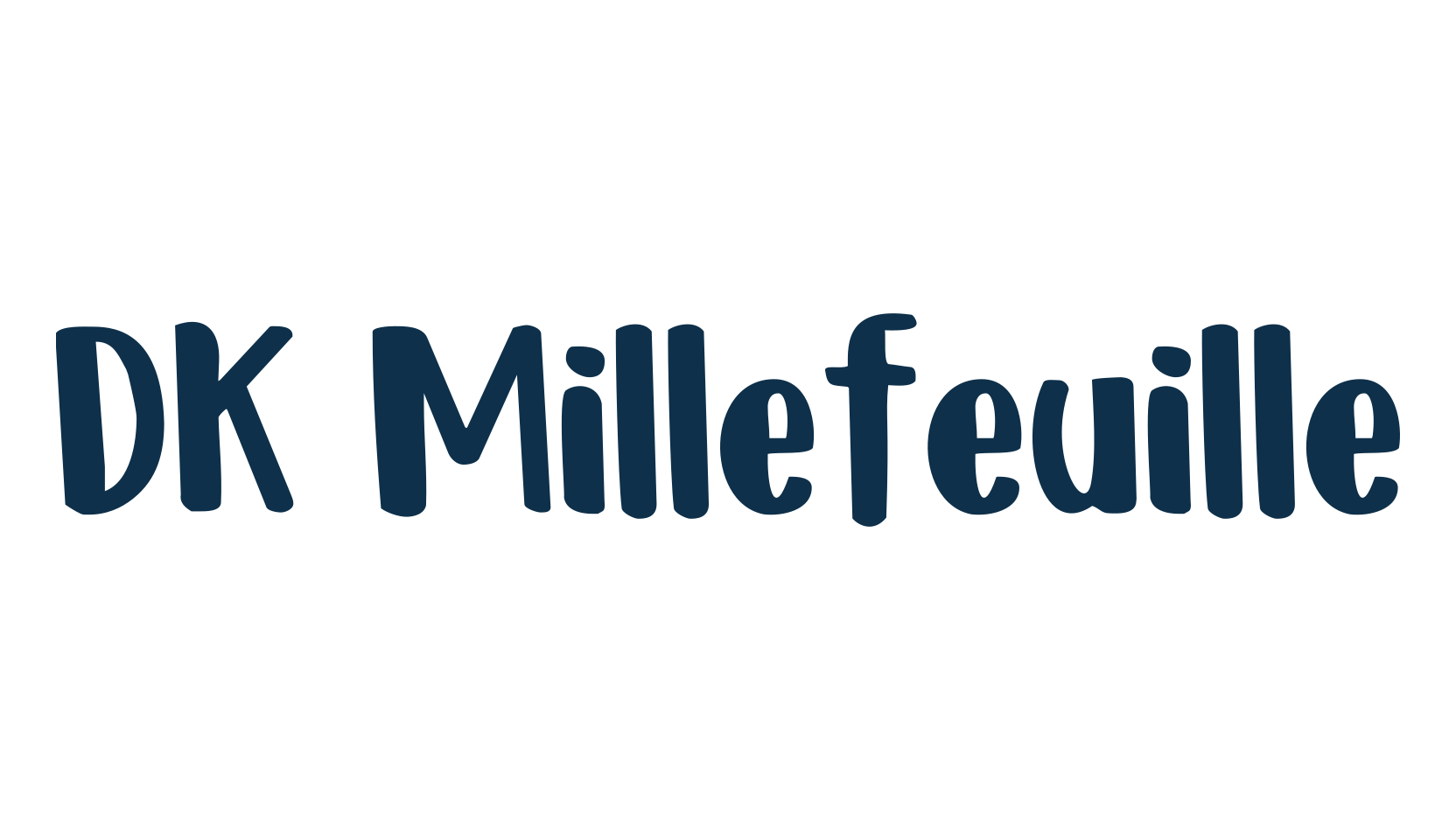 DK Millefeuille, various font preview