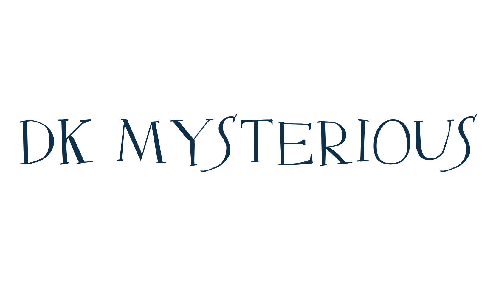 DK Mysterious, fancy various decorative font preview