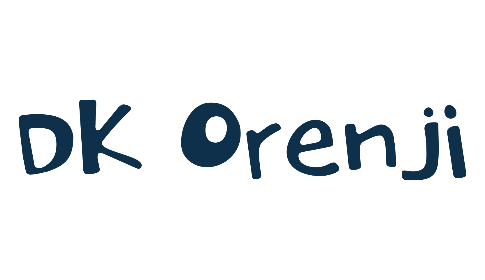 DK Orenji, fancy cartoon decorative comic font preview