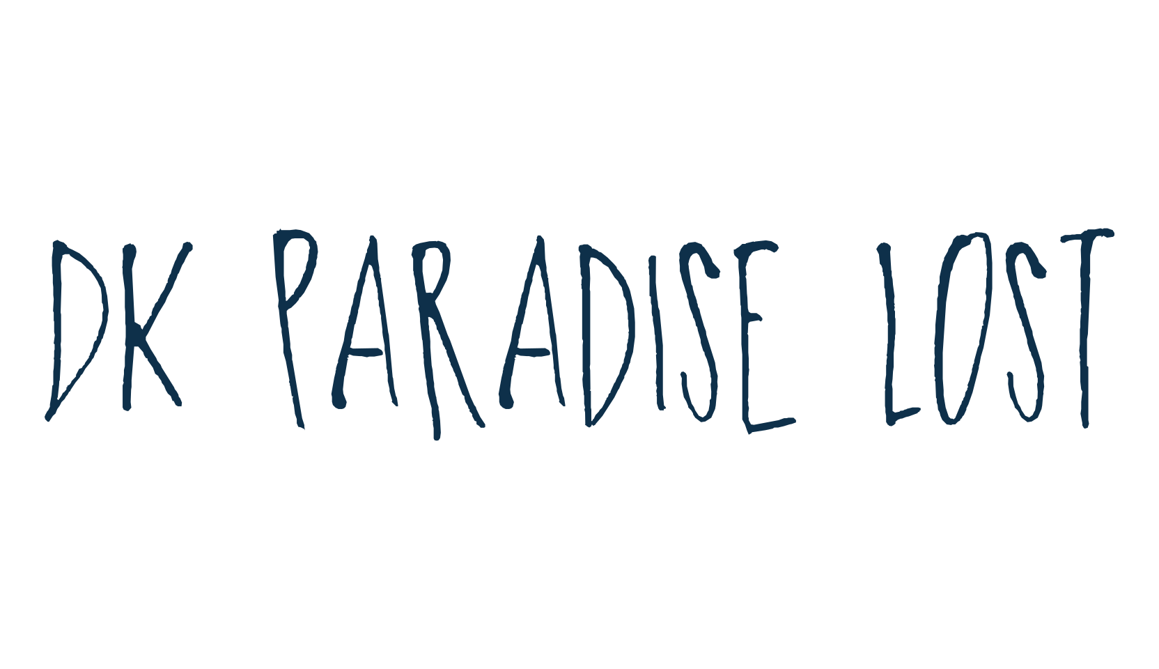 DK Paradise Lost, script handwritten fancy decorative calligraphy font preview