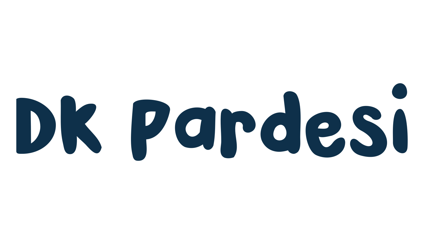 DK Pardesi, cartoon font preview