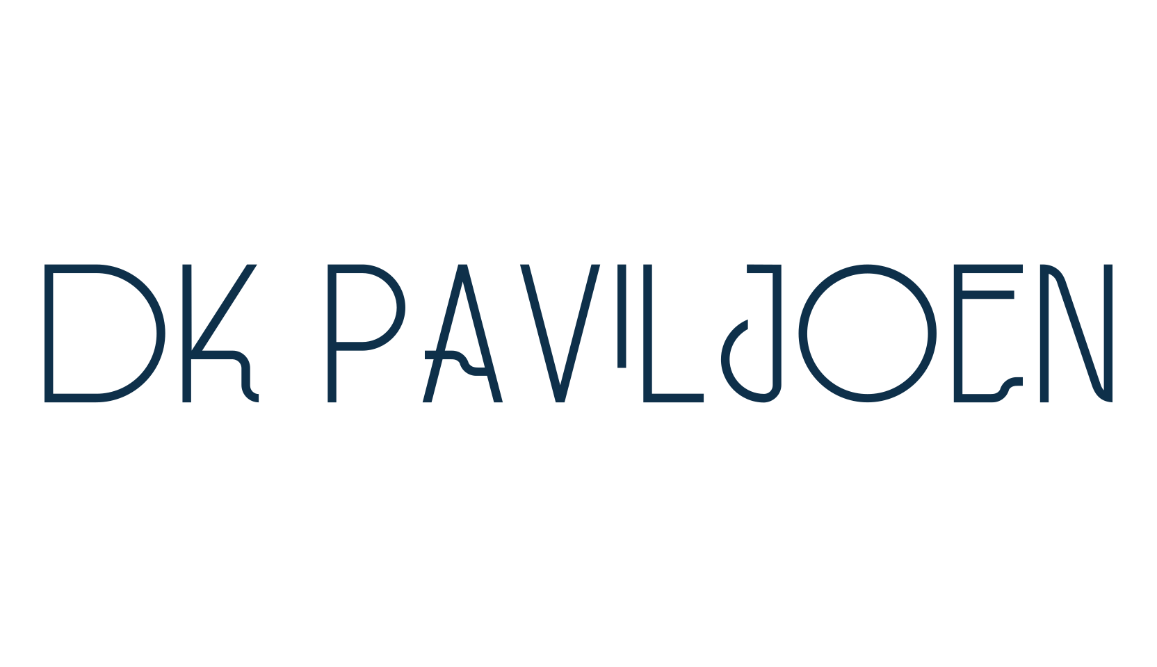 DK Paviljoen, retro font preview