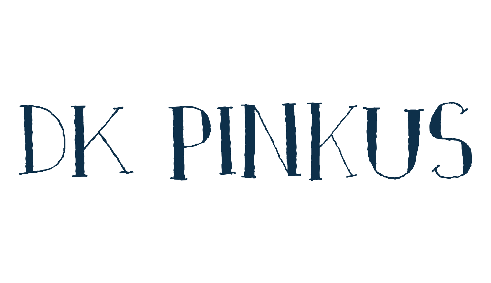 DK Pinkus, fancy eroded decorative font preview