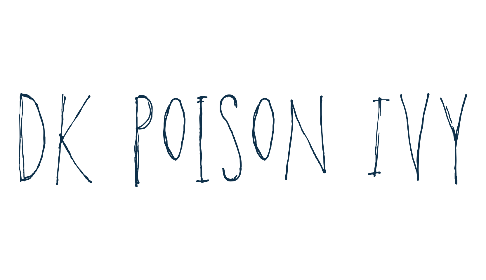DK Poison Ivy, fancy various decorative script calligraphy font preview
