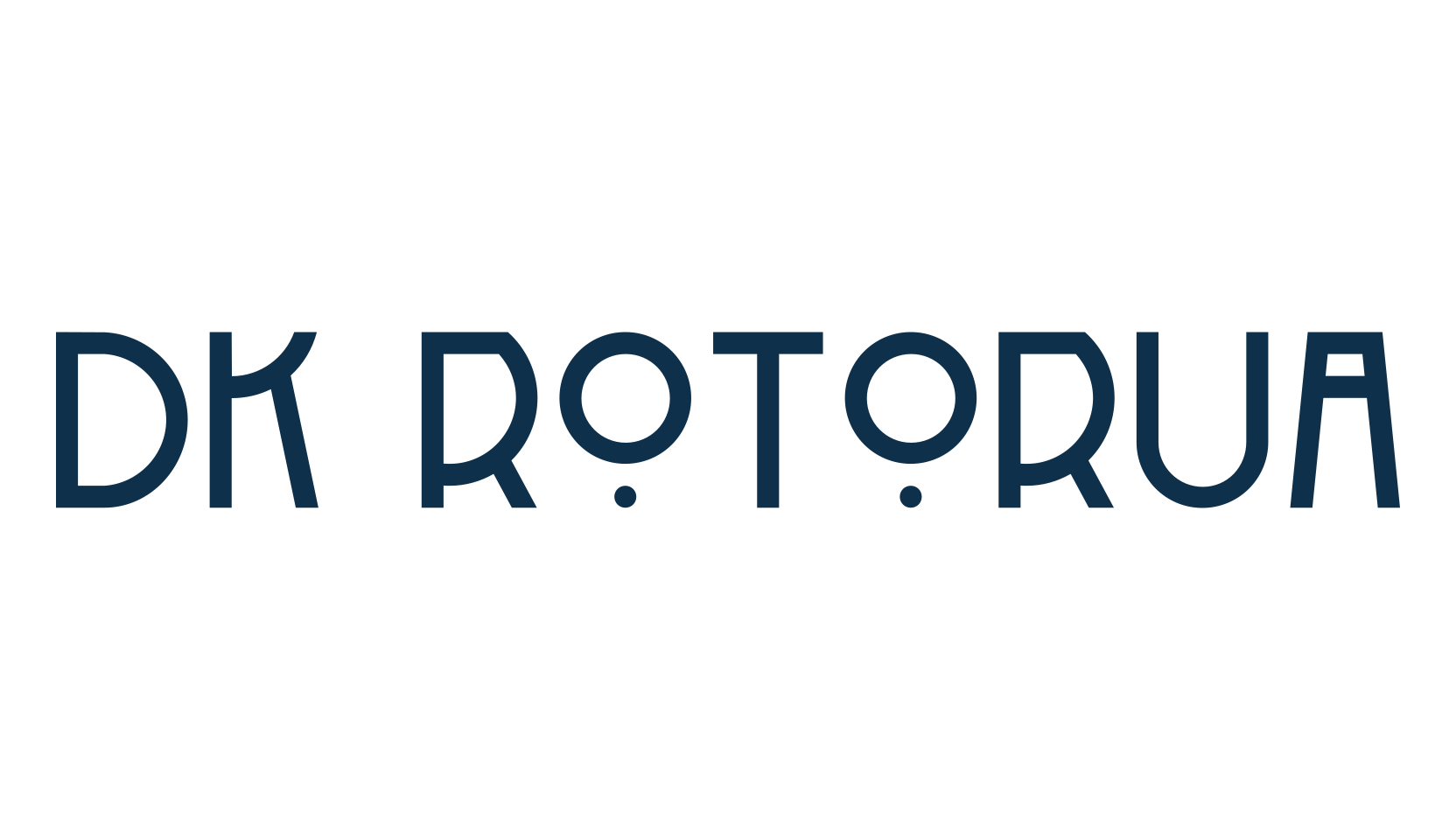 DK Rotorua, retro font preview
