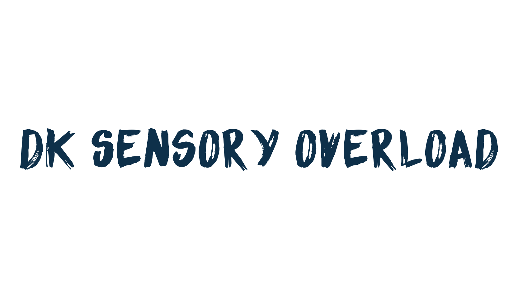 DK Sensory Overload, script brush fancy decorative calligraphy font preview