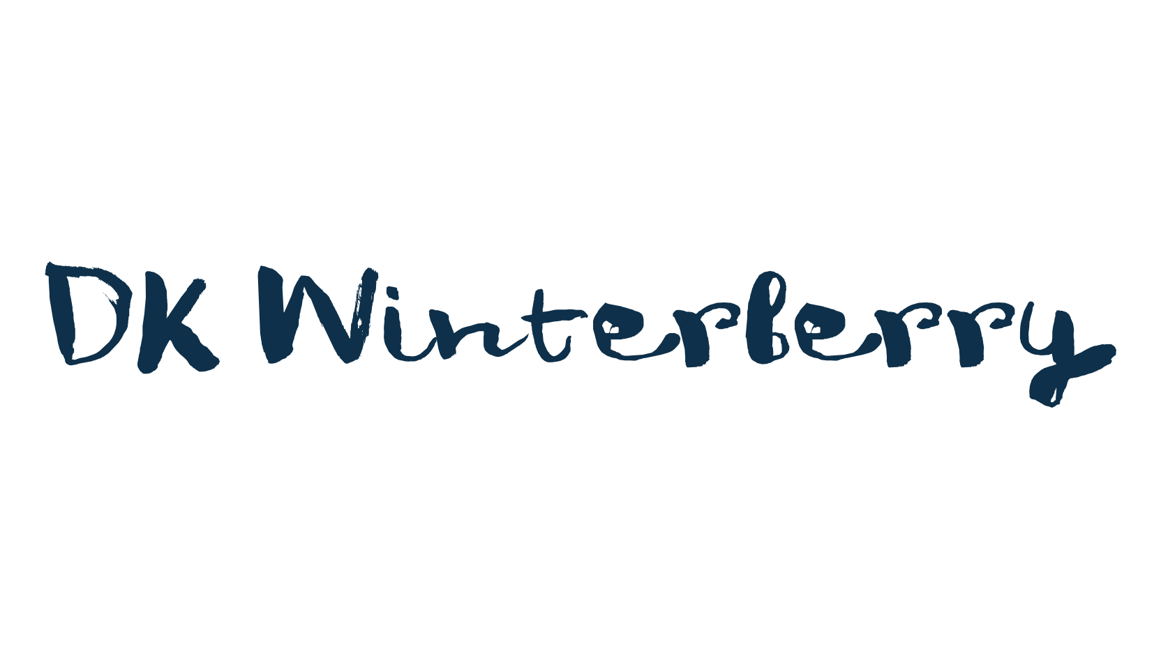 DK Winterberry, script brush fancy decorative calligraphy font preview