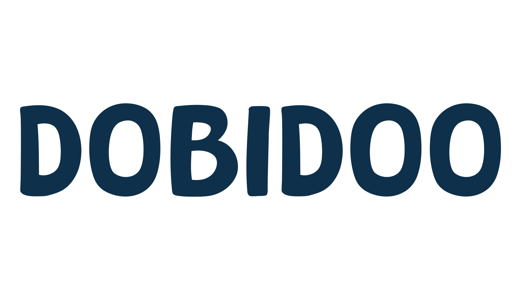 Dobidoo, fancy cartoon decorative font preview
