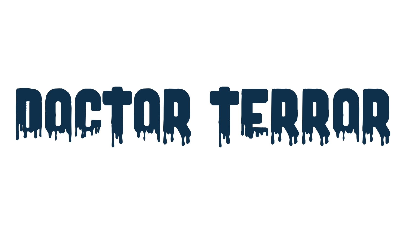 Doctor Terror, holiday halloween fancy decorative horror font preview