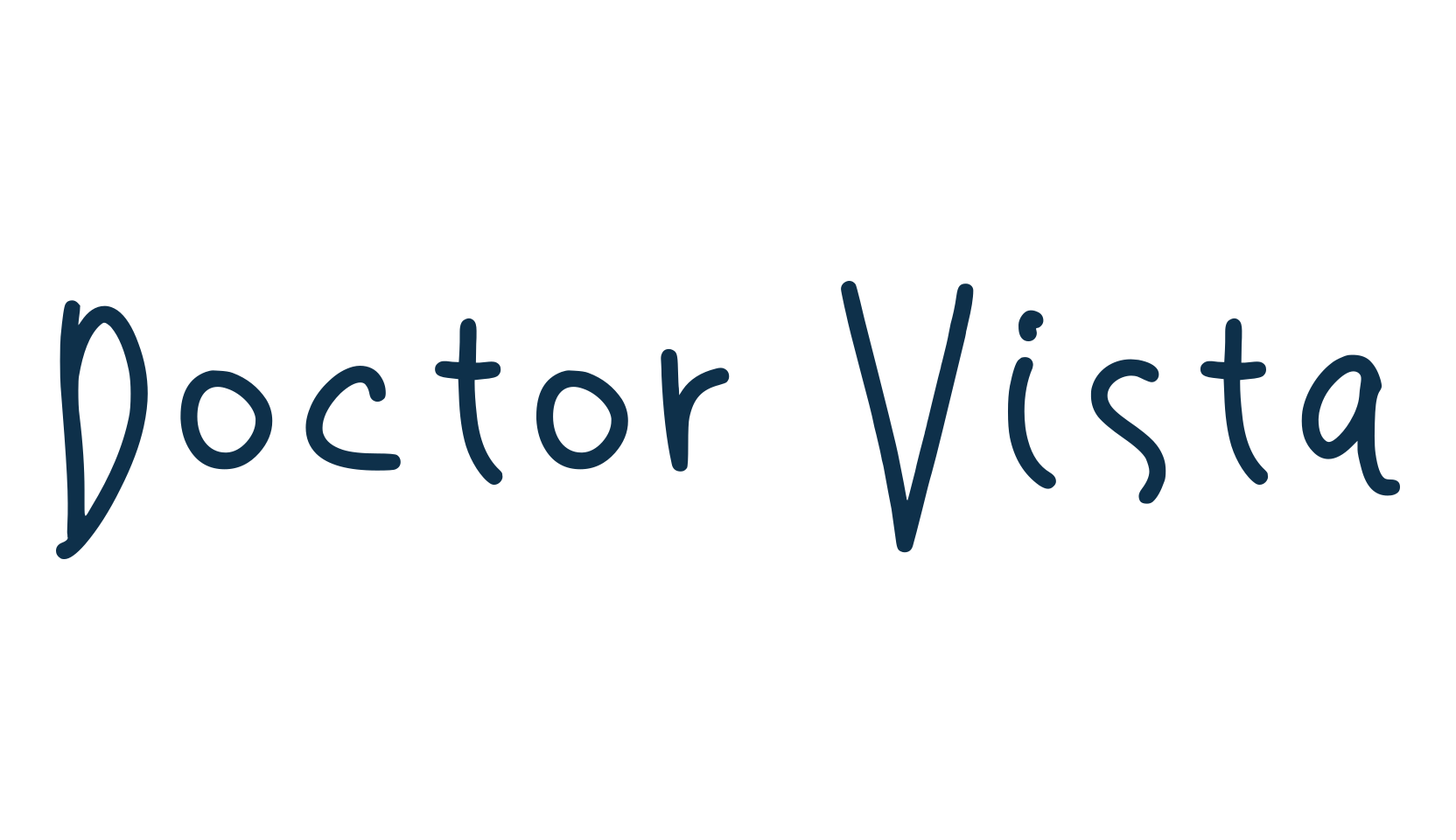 Doctor Vista, handwriting font preview