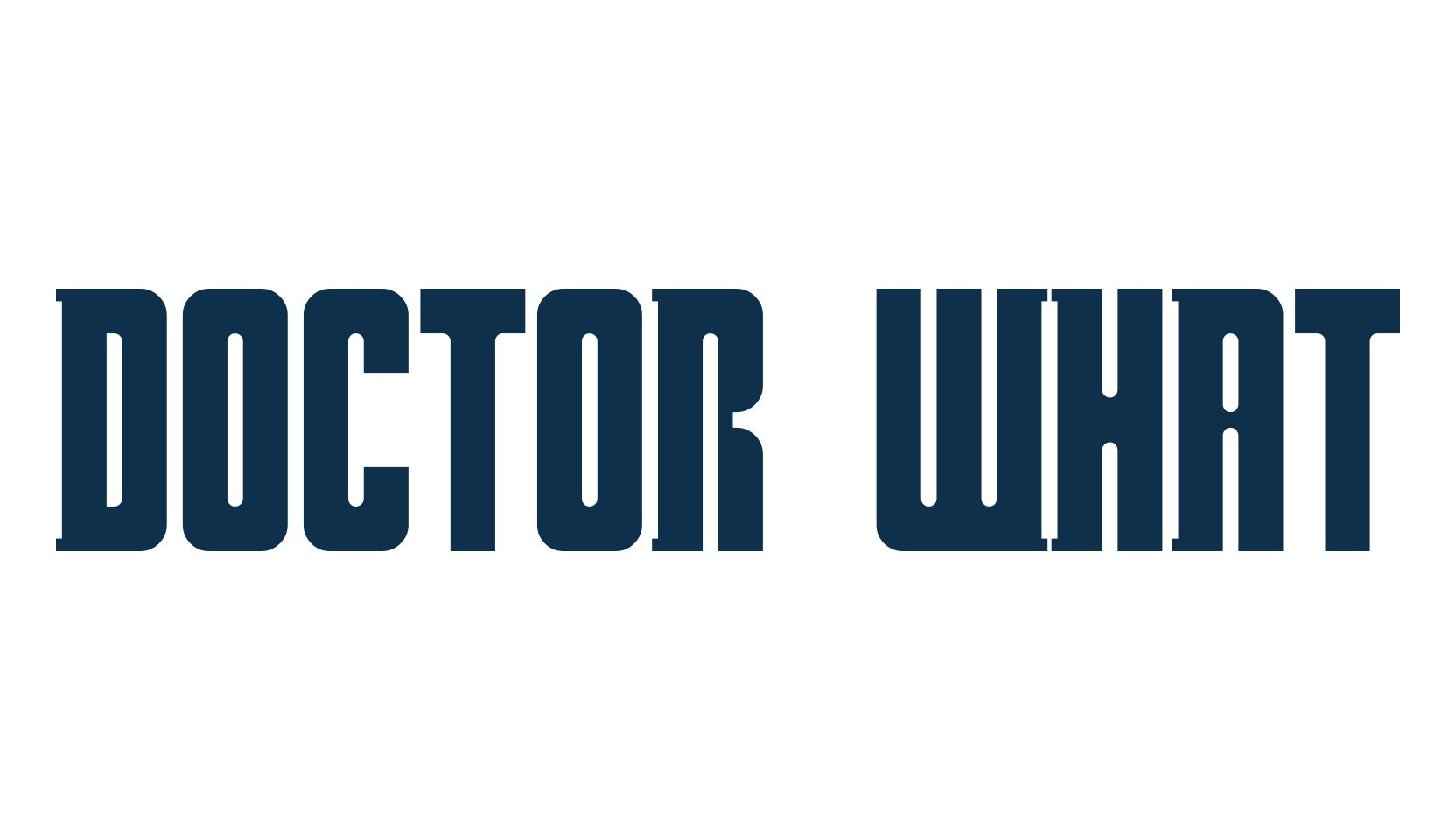 Doctor What, various font preview