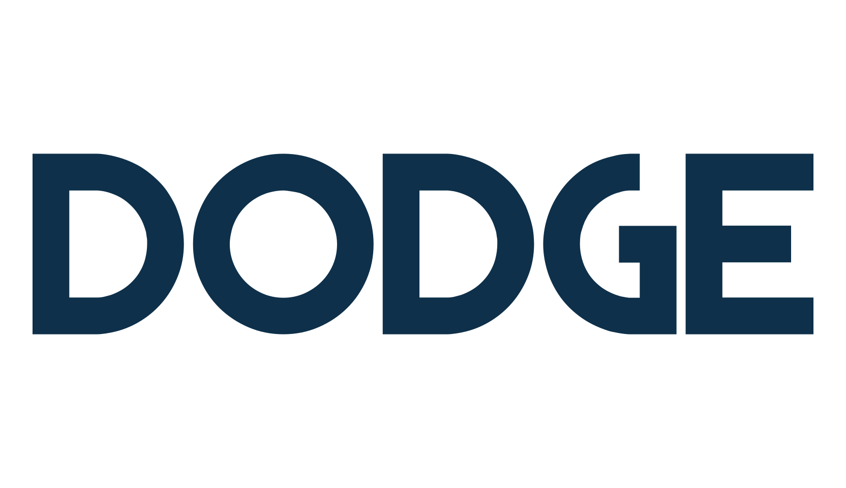 Dodge, basic sans serif font preview