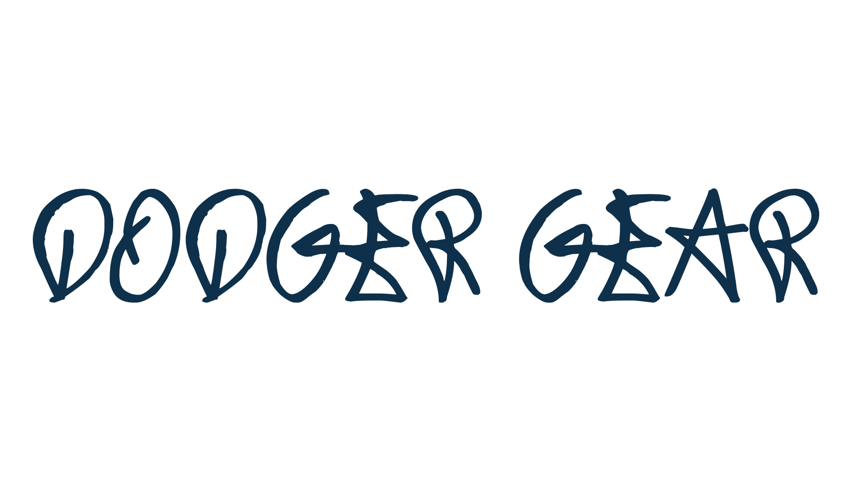 Dodger Gear, fancy decorative font preview