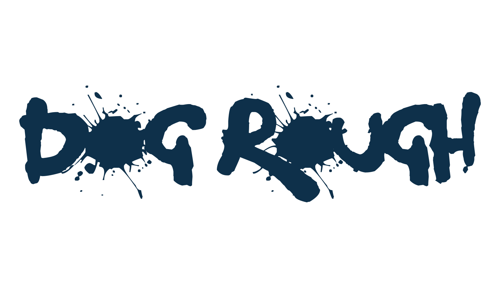 Dog Rough, script trash fancy decorative calligraphy font preview