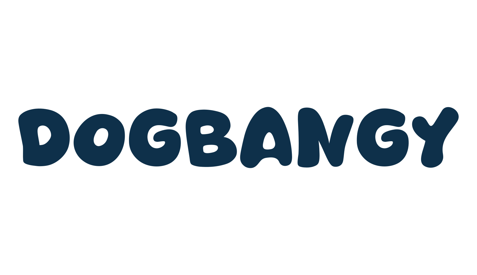 Dogbangy, fancy cartoon decorative font preview