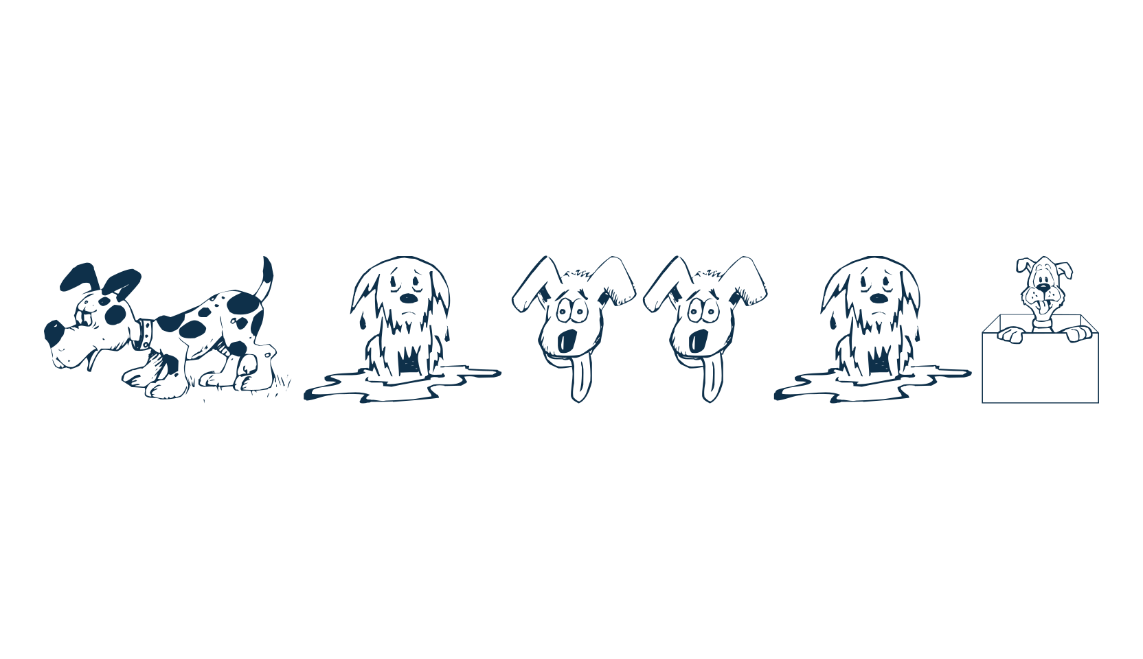 Doggon, fancy decorative font preview