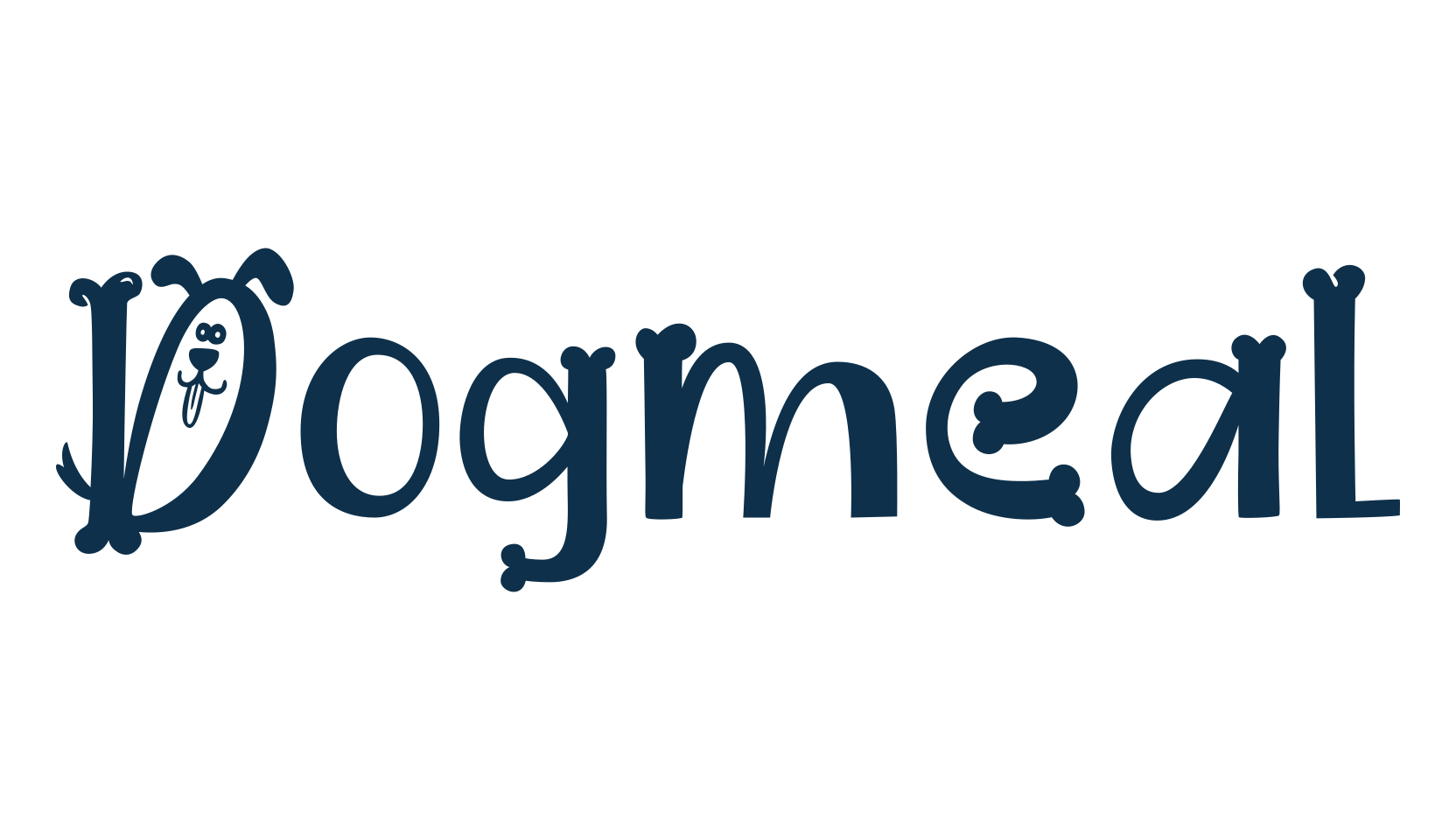 Dogmeal, fancy cartoon decorative font preview