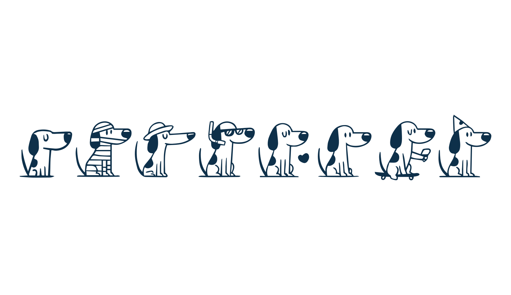 Dogpixur, fancy decorative font preview