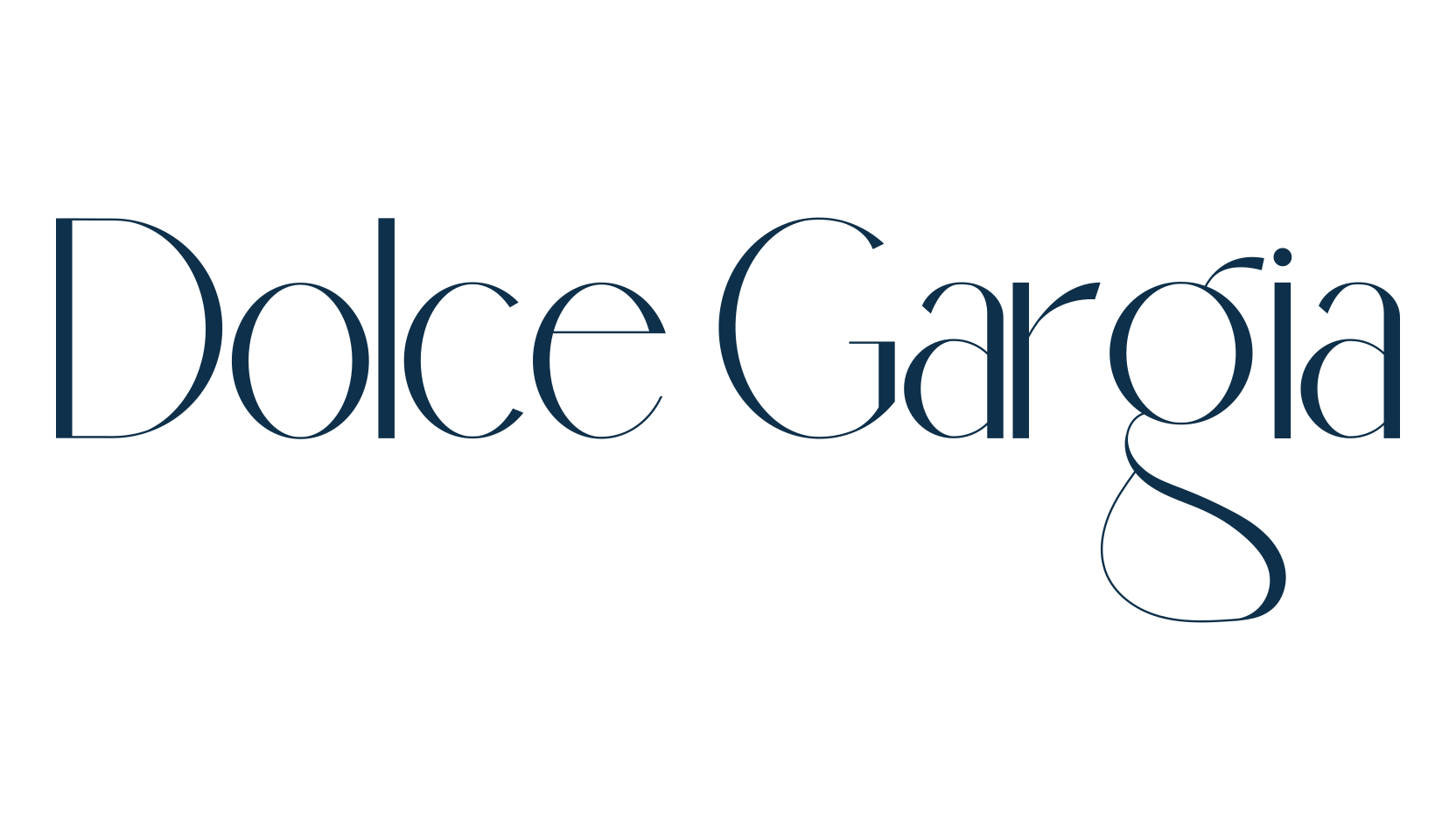Dolce Gargia, basic sans serif font preview