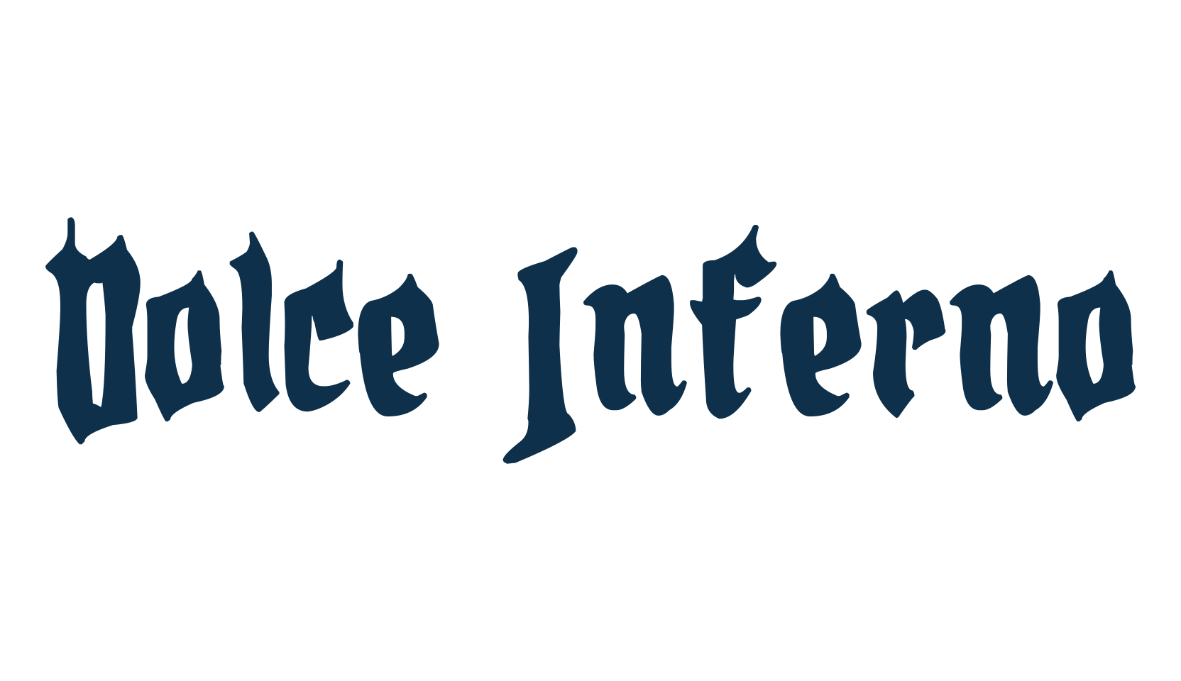 Dolce Inferno, fancy various gothic font preview