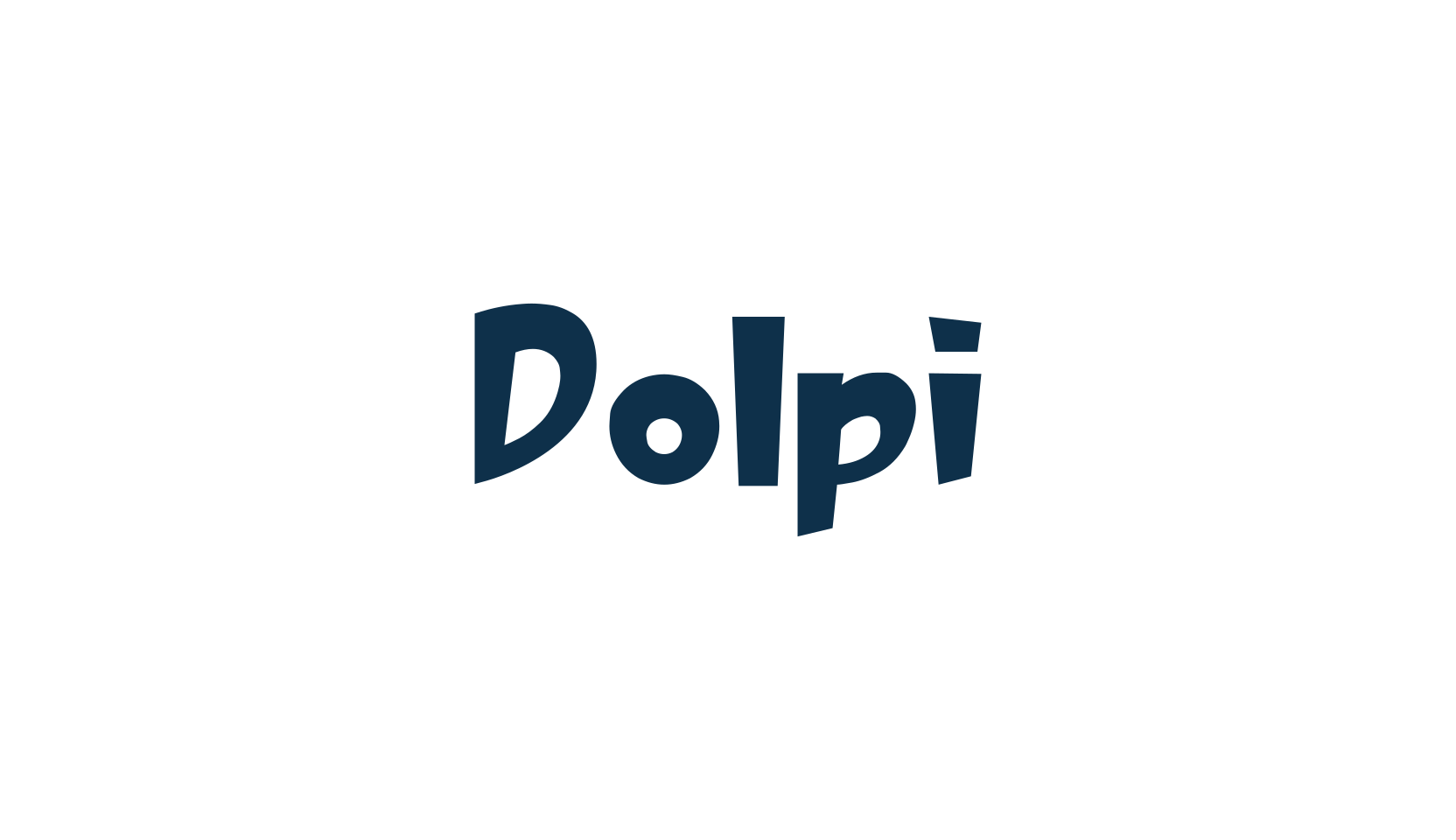 Dolpi, cartoon font preview