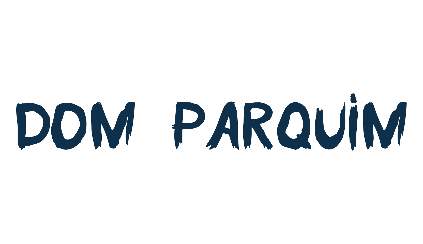 Dom Parquim, script brush fancy decorative calligraphy font preview