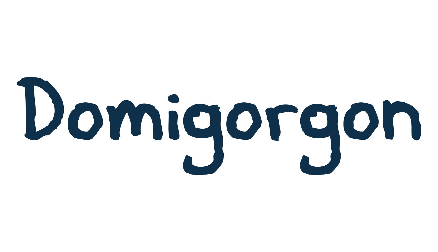 Domigorgon, script handwritten fancy decorative calligraphy font preview
