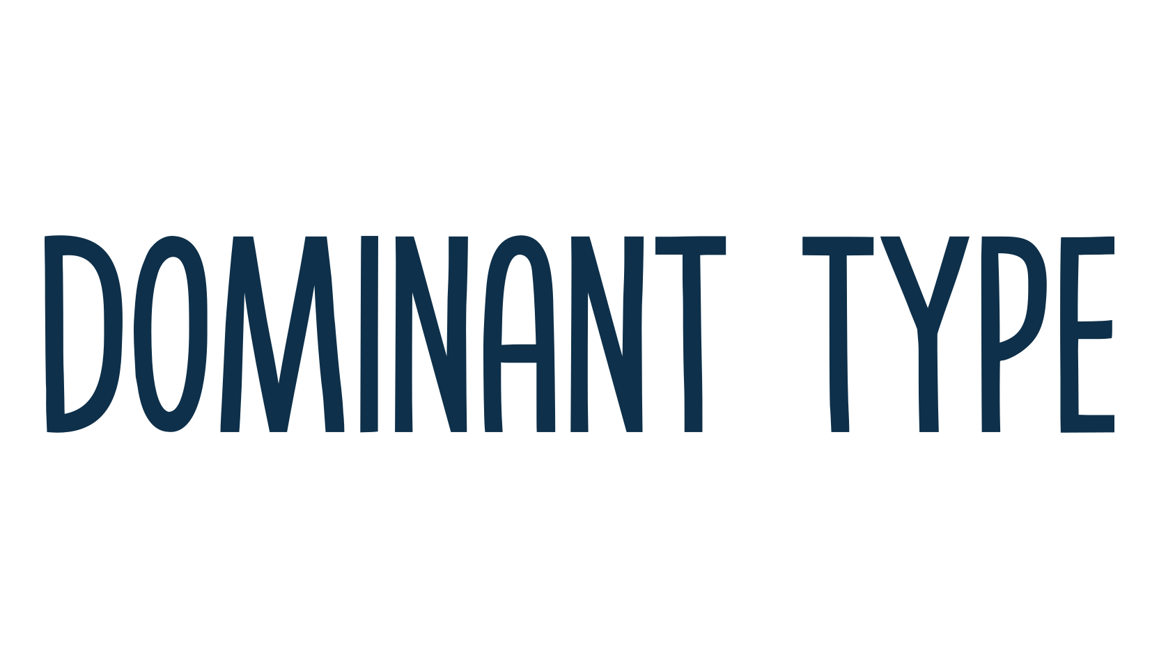 Dominant Type, fancy various decorative font preview
