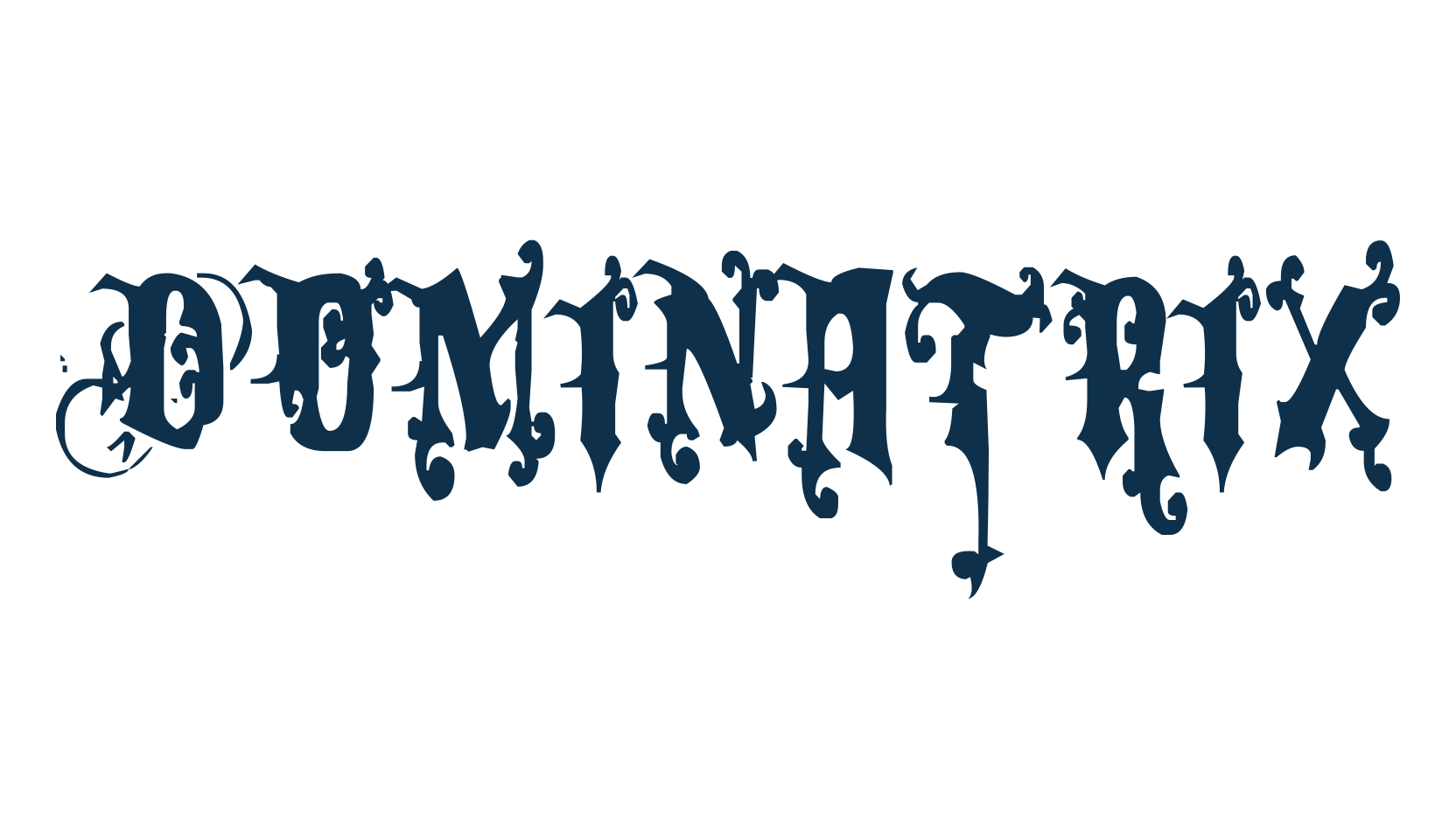 Dominatrix, fancy various gothic font preview