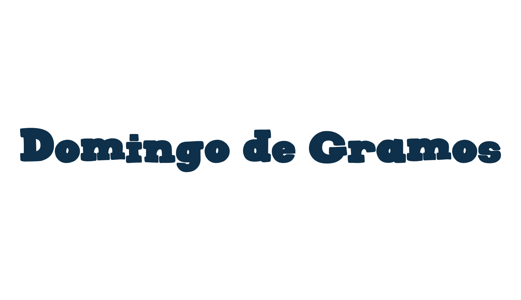 Domingo de Gramos, various font preview