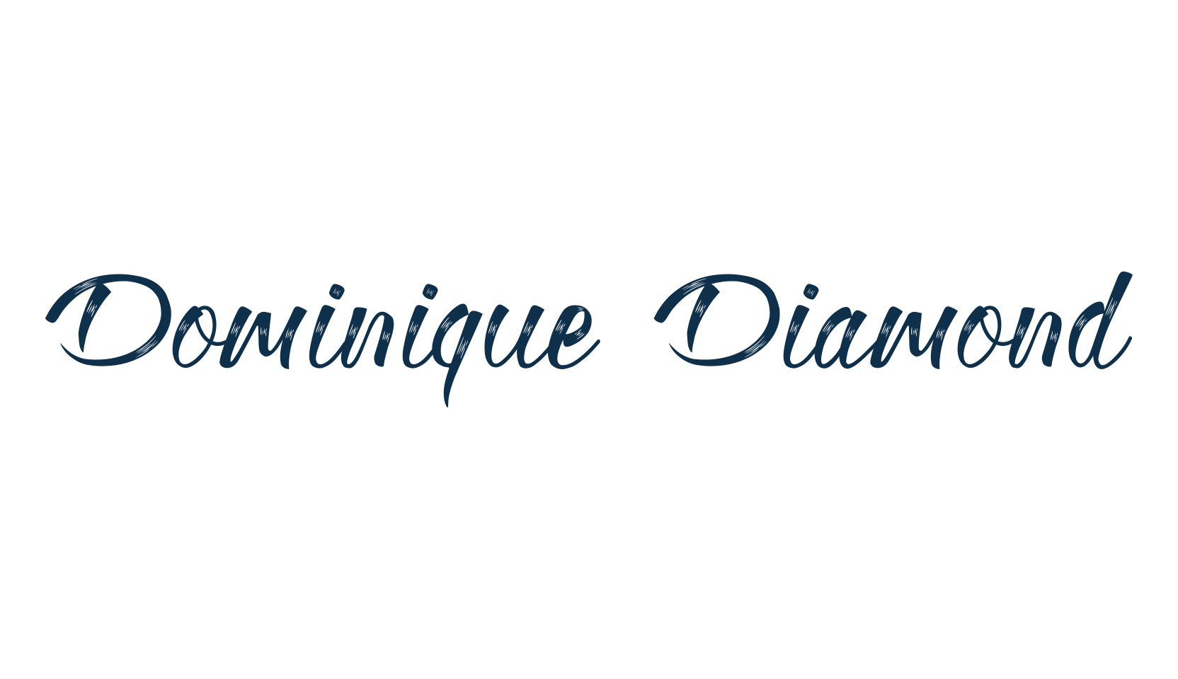 Dominique Diamond, fancy decorative font preview