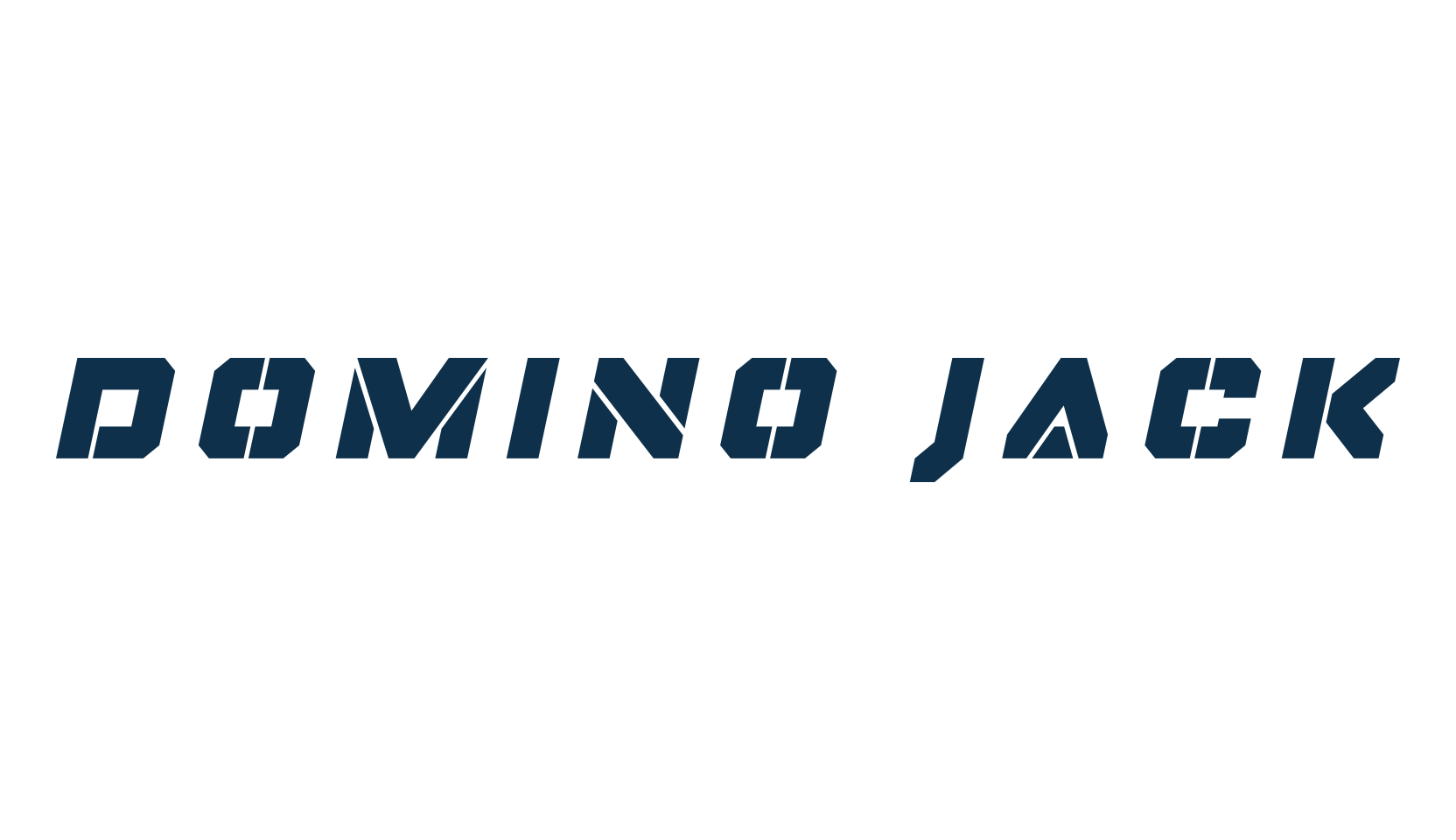 Domino Jack, sci-fi font preview