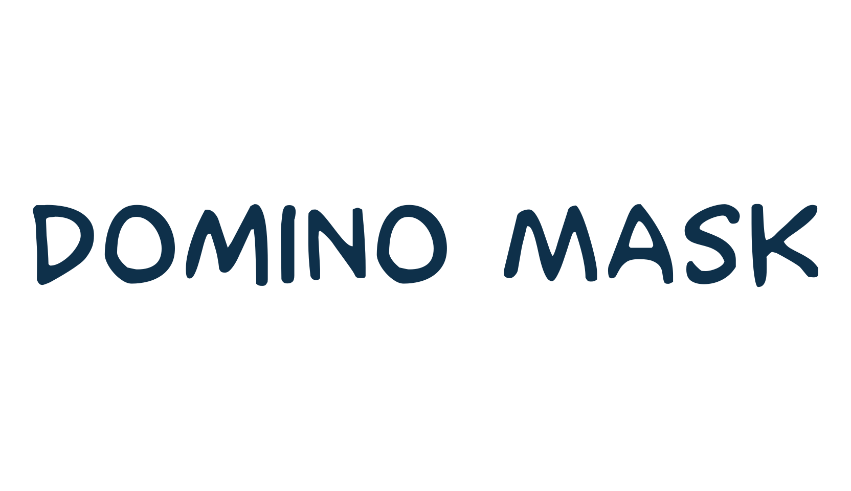 Domino Mask, fancy cartoon decorative comic font preview