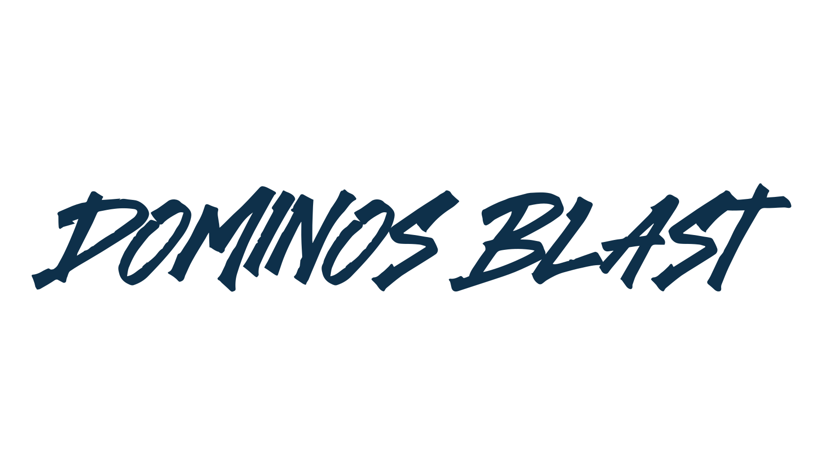 Dominos Blast, script brush fancy decorative calligraphy font preview