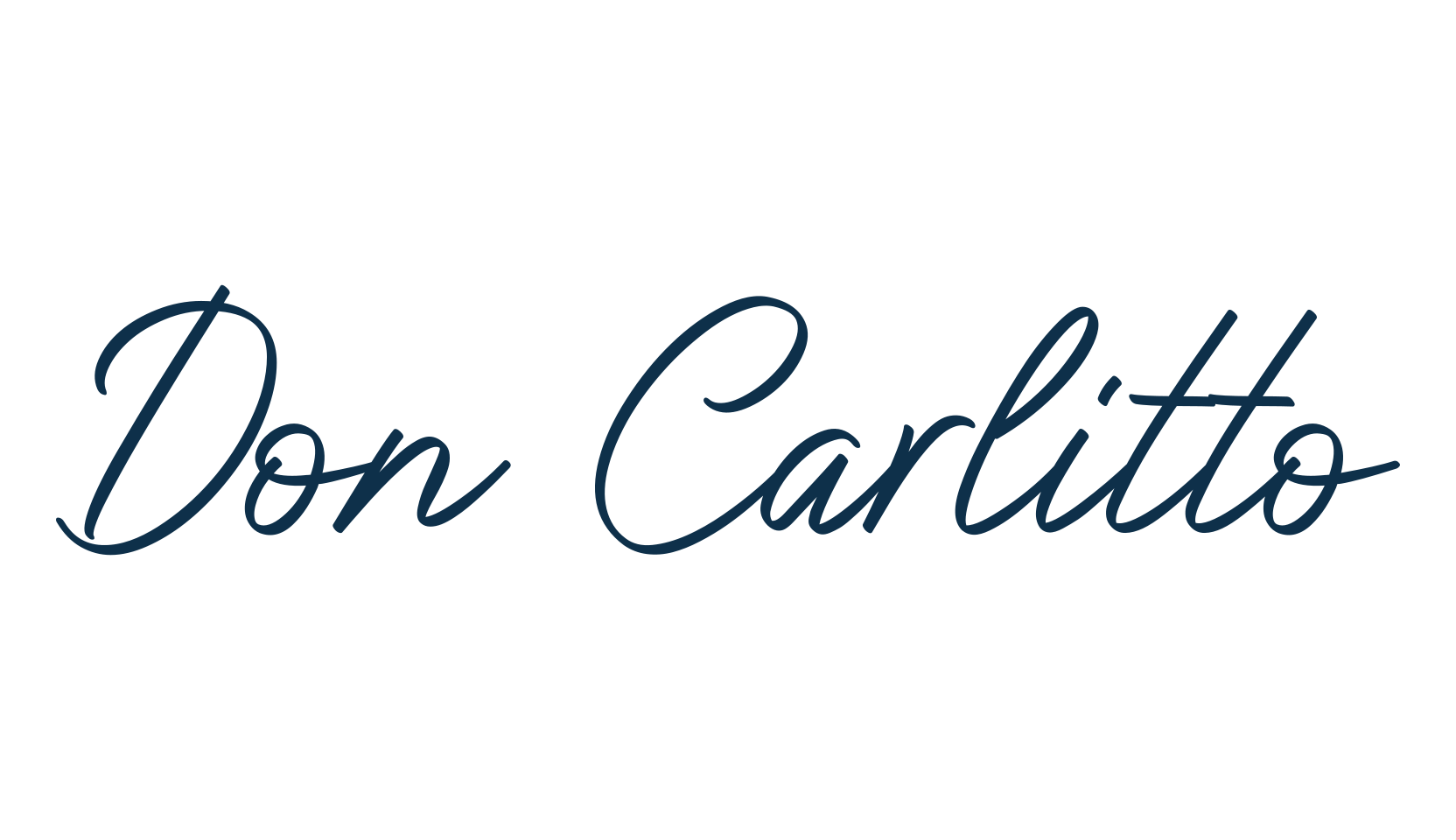 Don Carlitto, script handwritten fancy decorative calligraphy font preview