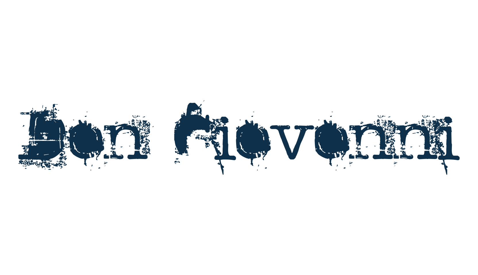 Don Giovonni, fancy destroy decorative font preview