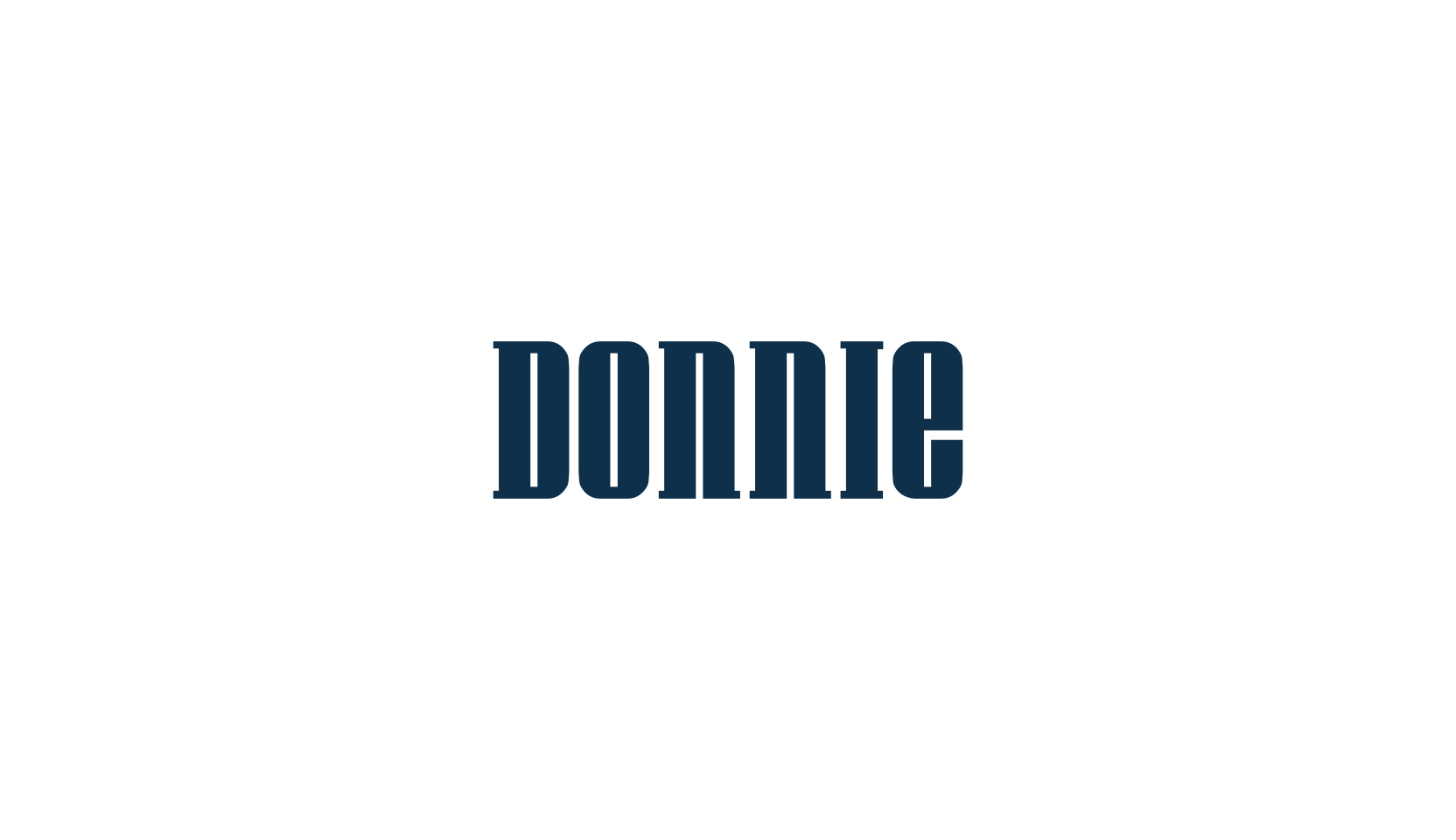 Donnie, fancy retro decorative font preview
