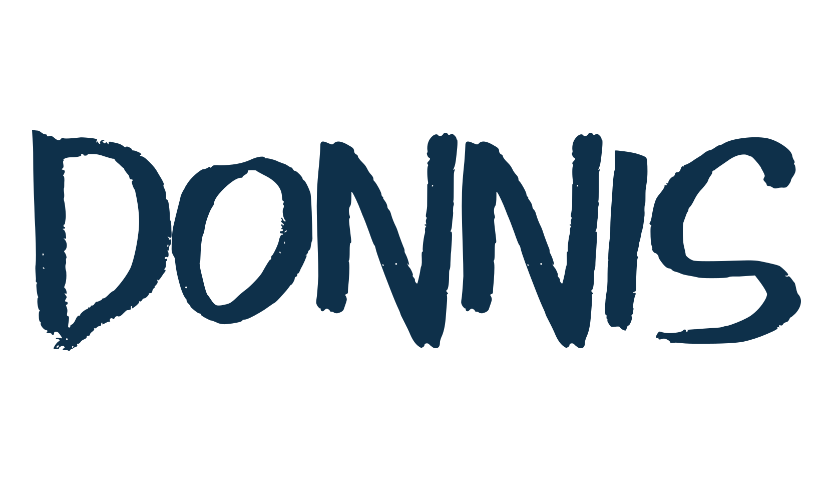 Donnis, cartoon font preview