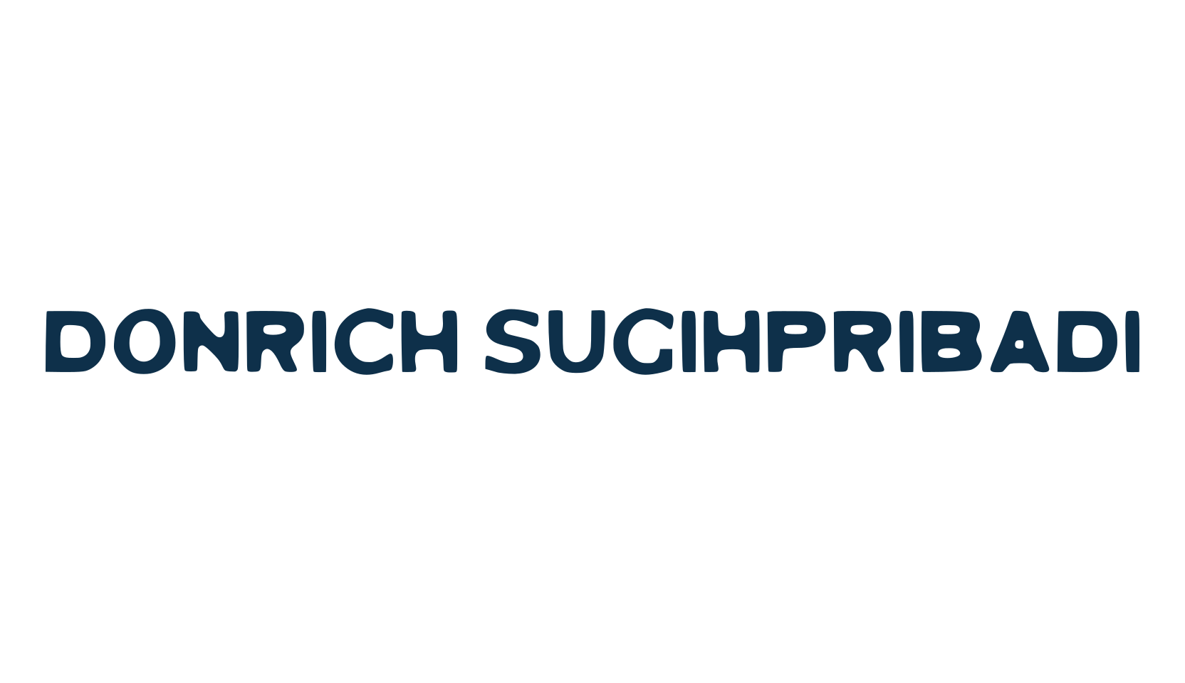 Donrich Sugihpribadi, eroded font preview