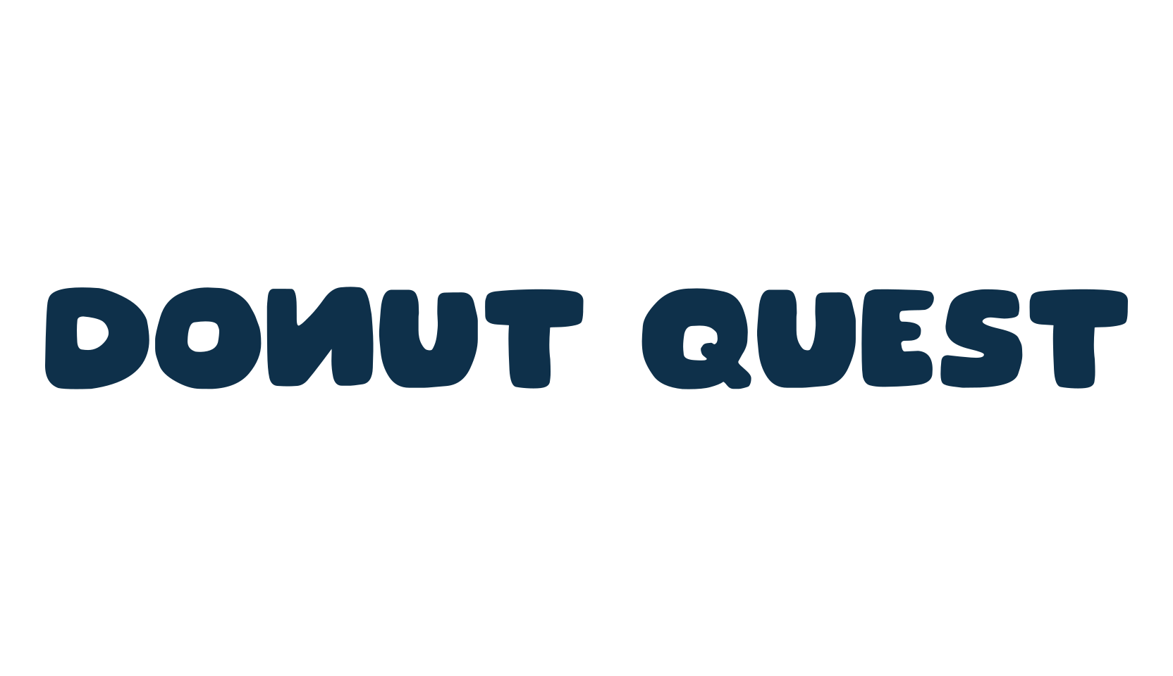 Donut Quest, cartoon font preview