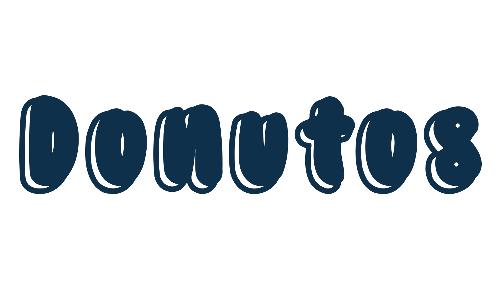Donutos, display market font preview