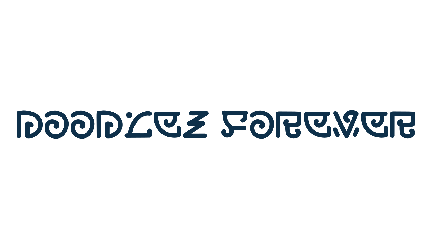 Doodlez Forever, various font preview