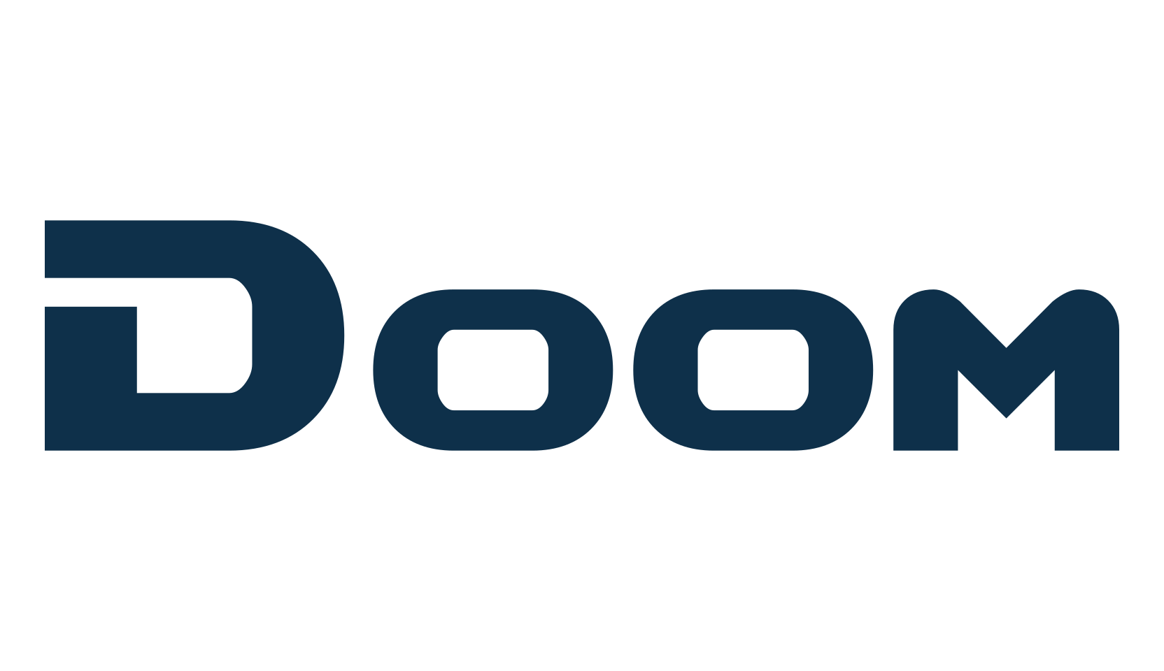 Doom, techno sci-fi font preview