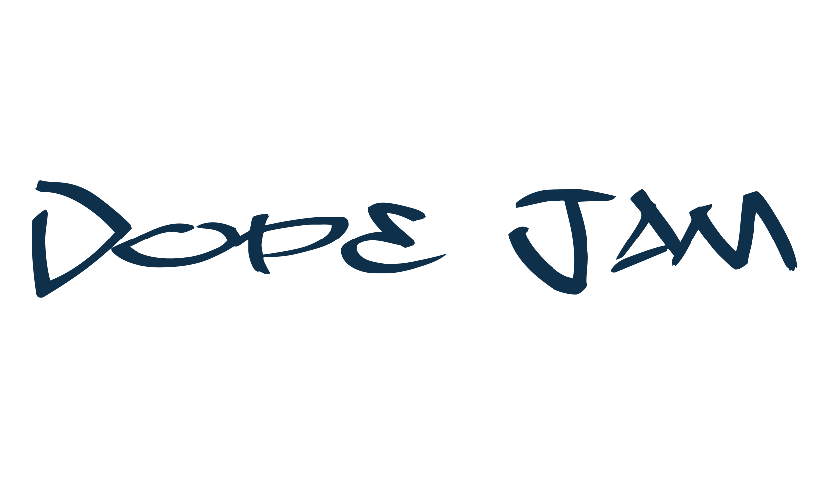 Dope Jam, graffiti font preview