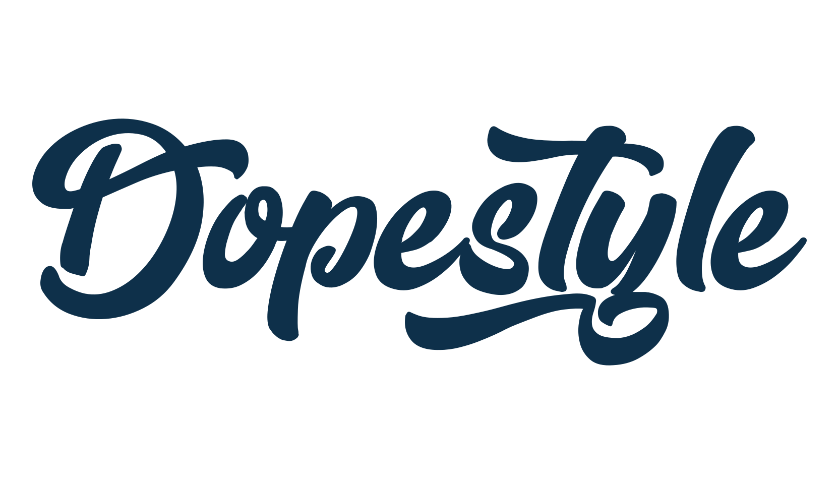 Dopestyle, old school font preview