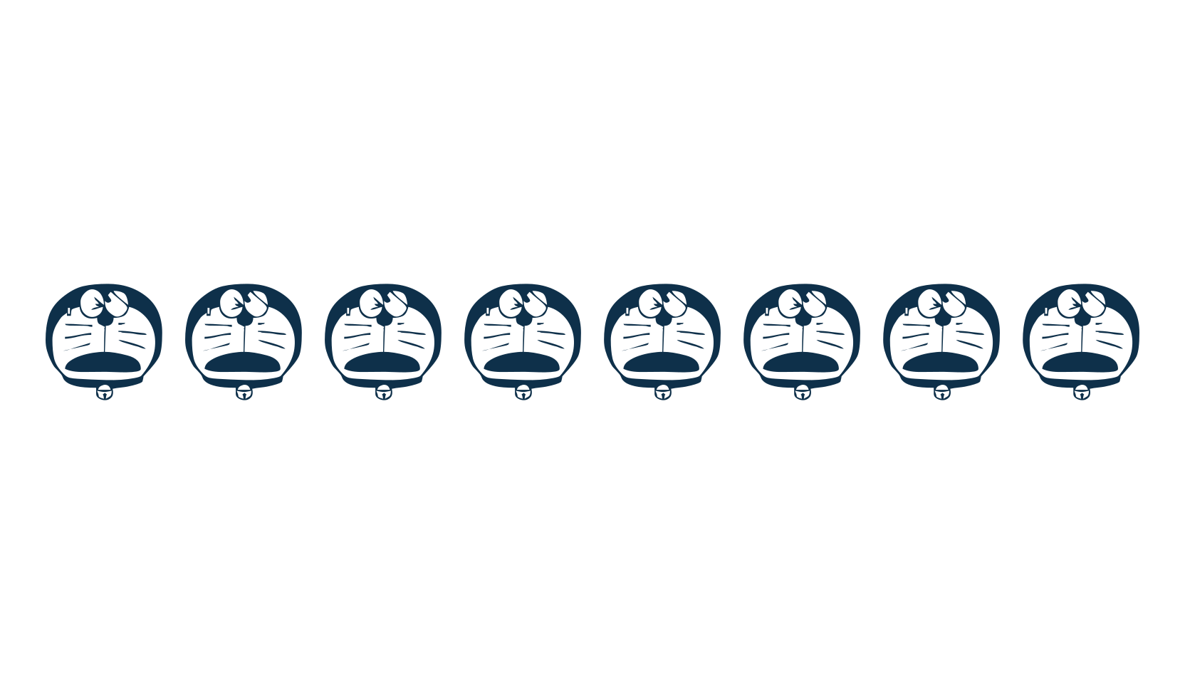 Doraemon (doraemon), fancy decorative font preview